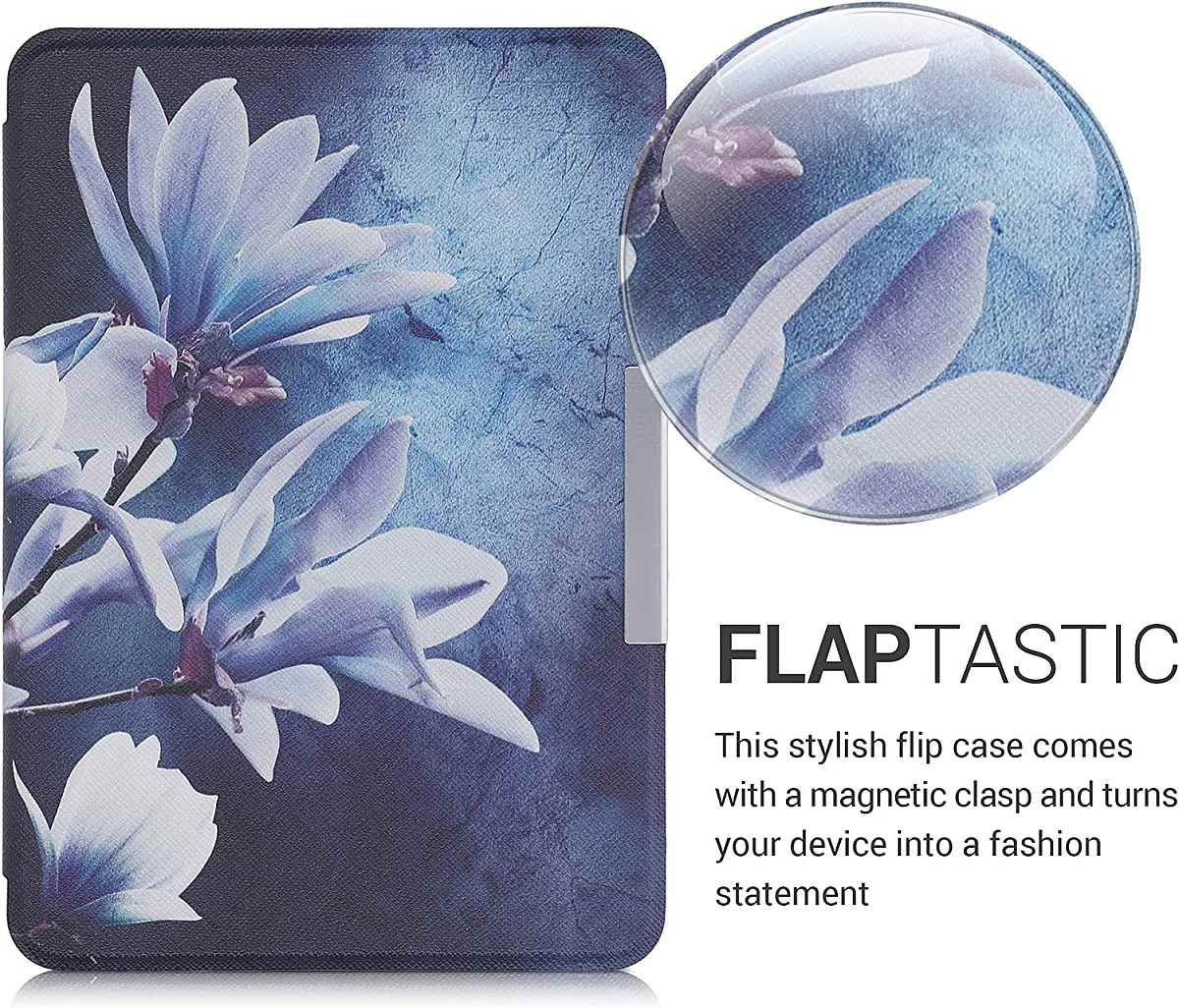 Pouzdro KW Mobile - Magnolias Marble - KW4664452 - pro Amazon Kindle Paperwhite 4 (2018) - vícebarevné