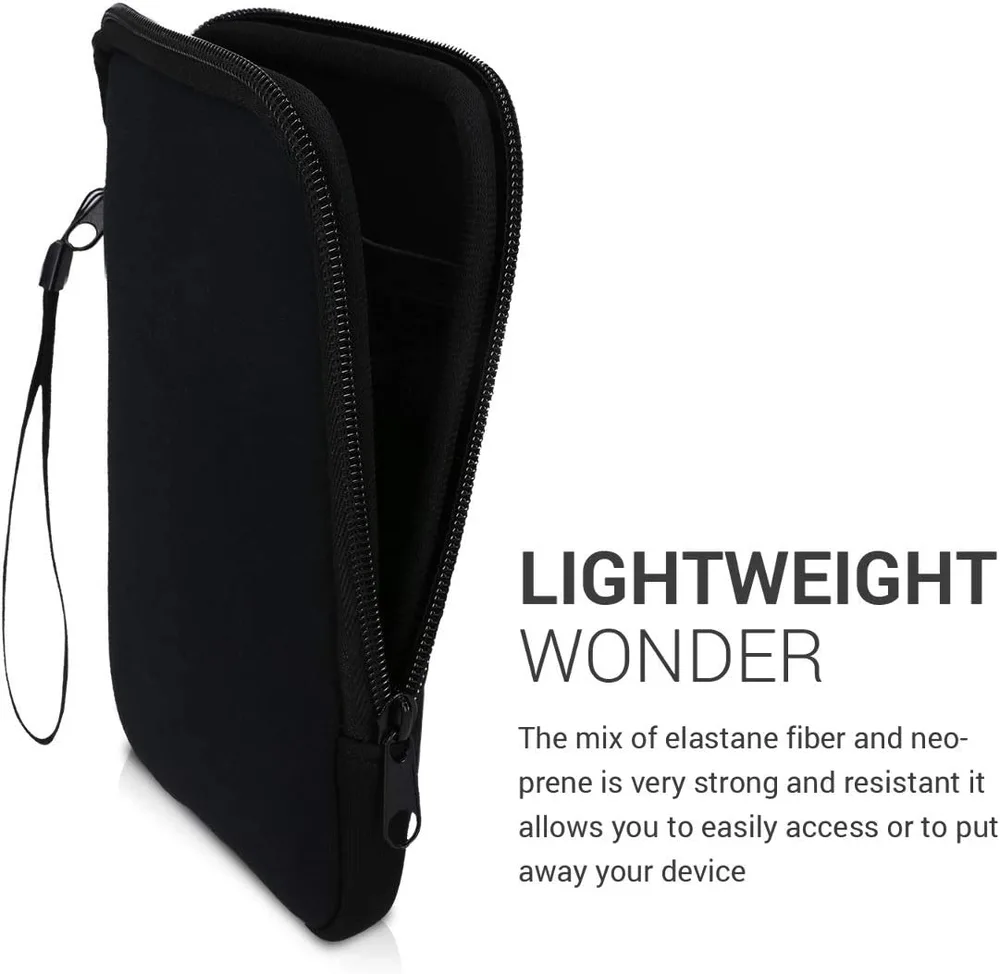 Pouzdro KW Mobile Neoprene Zipper - KW5033401 - Univerzální pouzdro pro čtečky 6" - černé