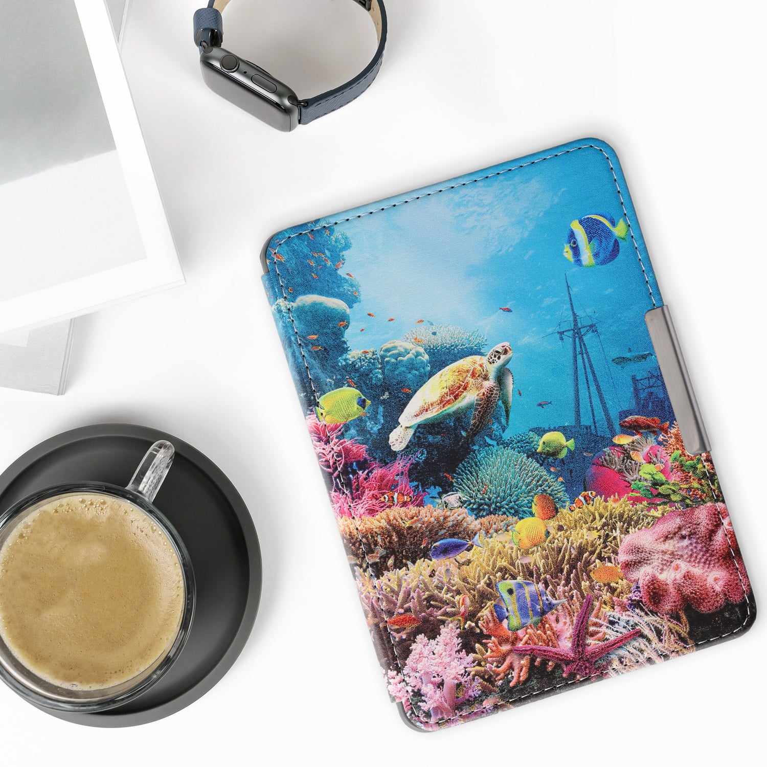 Pouzdro KW Mobile - Underwater - KW4556942 - pro Amazon Kindle Paperwhite 1/2/3 - vícebarevné