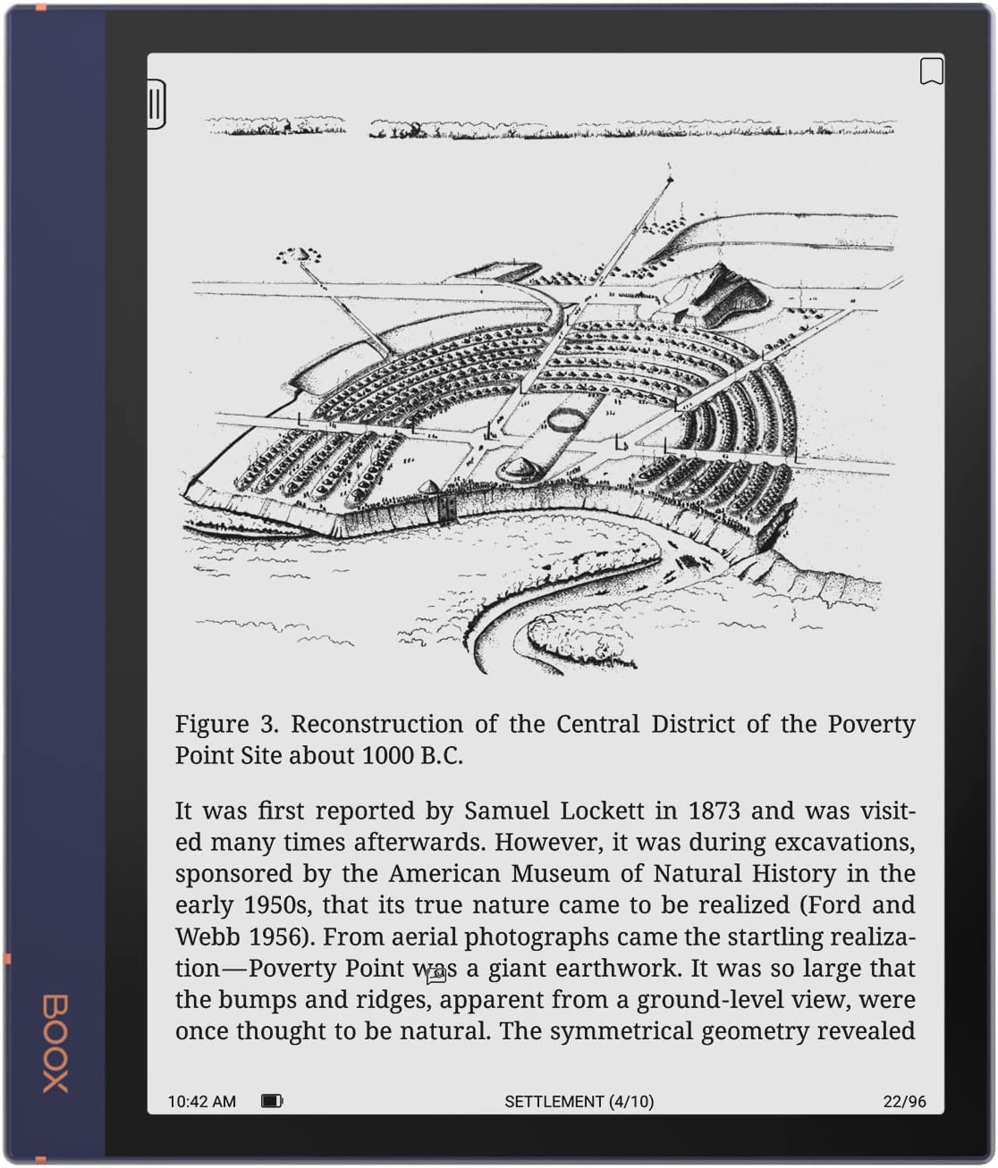 Onyx Boox Note Air 2 - 10,3" displej, 64 GB, WiFi, BT, audio, android 11, tmavě modrý