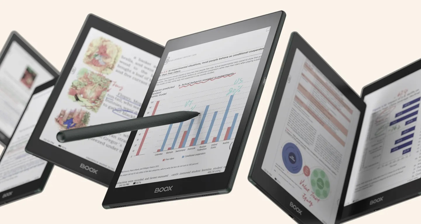 Onyx Boox Nova Air C - 32 GB, WiFi, 7,8", BT, audio, Android 11, bílý, Wacom stylus