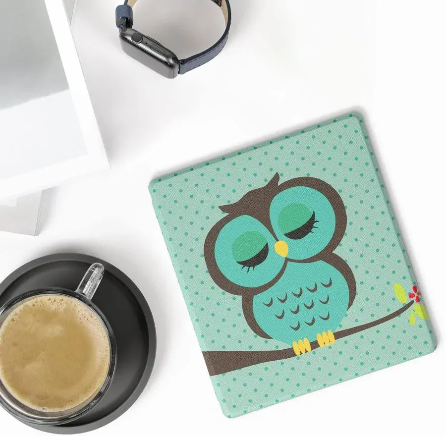 Pouzdro KW Mobile - Sleeping Owl - KW4941724 - pro Amazon Kindle Oasis 2/3 - vícebarevné