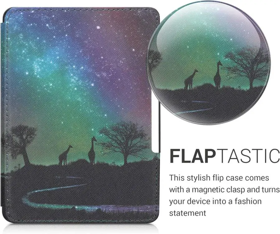 Pouzdro KW Mobile - Starry Giraffes - KW4556927 - pro Amazon Kindle Paperwhite 1/2/3 - vícebarevné