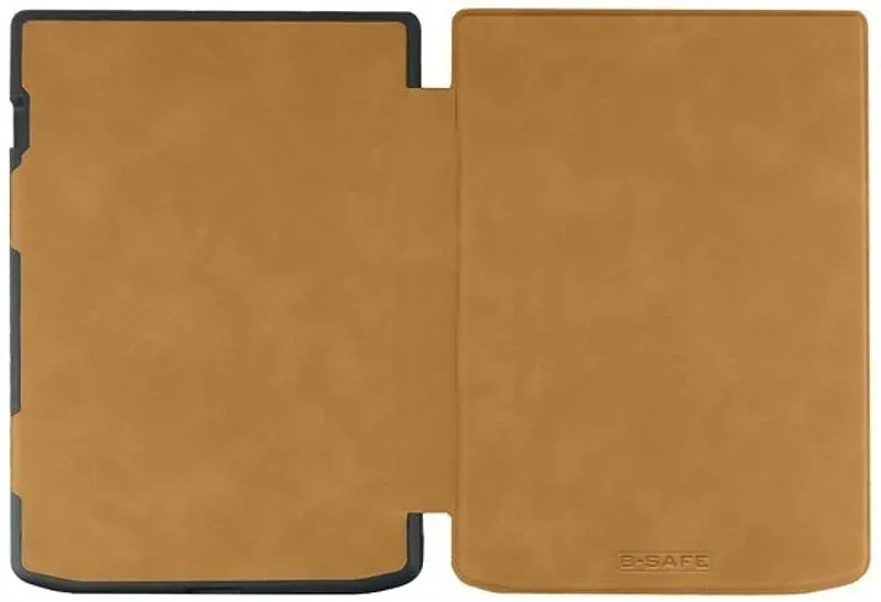 Pouzdro B-SAFE LOCK 3481, obal na Pocketbook 743G InkPad 4 a Pocketbook 743C InkPad Color 2 - zlaté, magnetické zavírání, AutoSleep