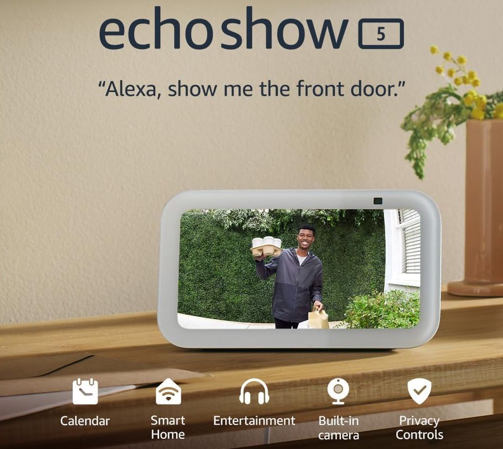 AMAZON ECHO SHOW 5 (2023, 3.GEN) - hlasový asistent s displejem 5,5" - světle modrý
