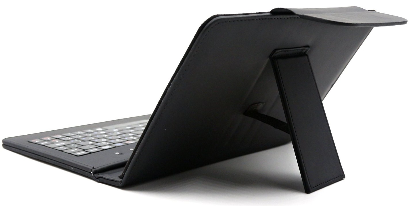 C-TECH PROTECT NUTKC-01 - pouzdro univerzální s klávesnicí pro 7"-7,85" tablety, FlexGrip - černé