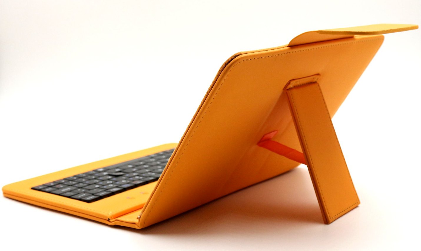 C-TECH PROTECT NUTKC-01O - pouzdro univerzální s klávesnicí pro 7"-7,85" tablety, FlexGrip - oranžové