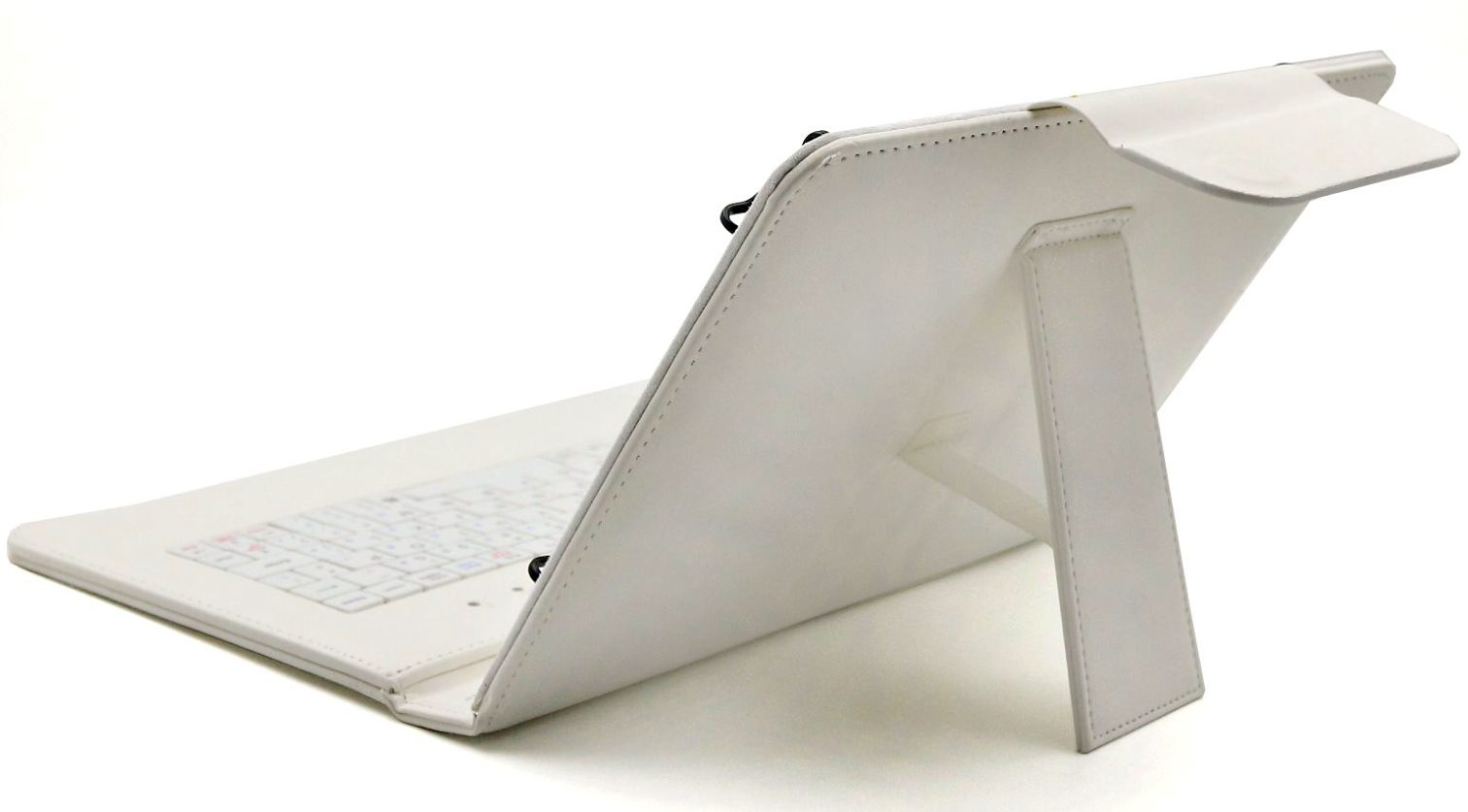 C-TECH PROTECT NUTKC-04W - pouzdro univerzální s klávesnicí pro 9,7"-10,1" tablety, FlexGrip - bílé