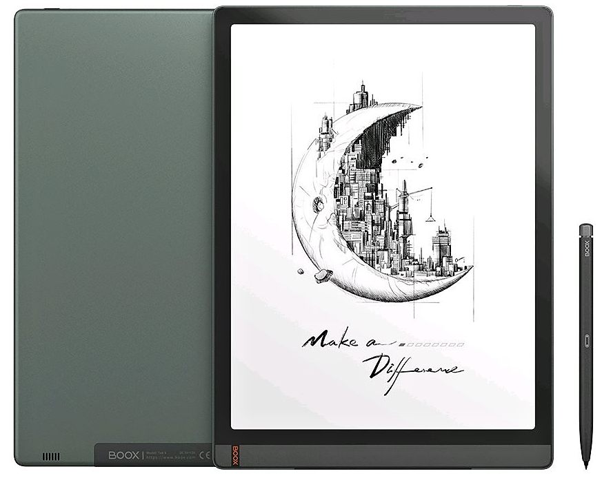 ONYX BOOX TAB X, 13,3", 128 GB, podsvícená, Bluetooth, Android 11, E-ink displej, WiFi - černý