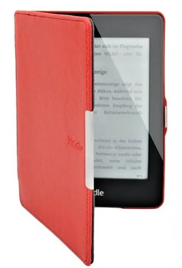 Premium Durable Lock PDL-102 na Amazon Kindle Paperwhite 1/2/3 - kapsa, červený