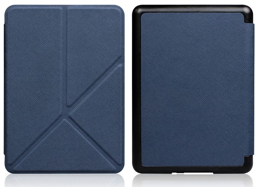 Origami Durable Lock OR44 - pouzdro pro Amazon Kindle Paperwhite 1 / 2 / 3, magnet, stojánek - tmavě modré