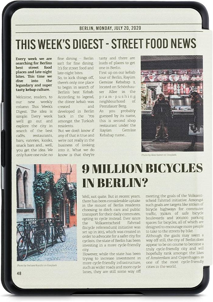 Pouzdro KW Mobile - Front Page - KW4664465 - pro Amazon Kindle Paperwhite 4 (2018) - vícebarevné