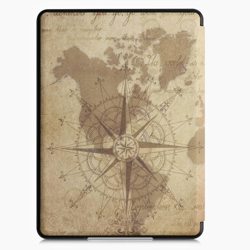 Pouzdro KW Mobile - Origami Travel Vintage - KW5776408 - pro Amazon Kindle Paperwhite 5 (2021) - vícebarevné