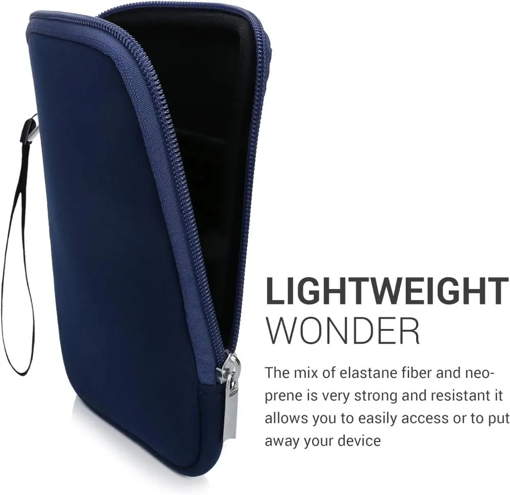 Pouzdro KW Mobile Neoprene Zipper - KW5033417 - Univerzální pouzdro pro čtečky 6" - tmavě modré