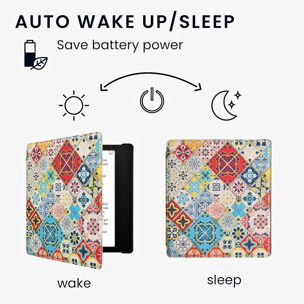 Pouzdro KW Mobile - Moroccan Vibes - KW4941719 - pro Amazon Kindle Oasis 2 / 3 - vícebarevné