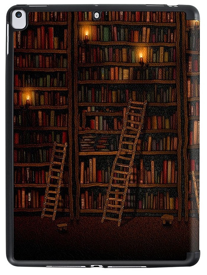 B-Safe Stand 3493 - pouzdro pro Apple iPad 10.2", iPad Air 10.5" - motiv Library