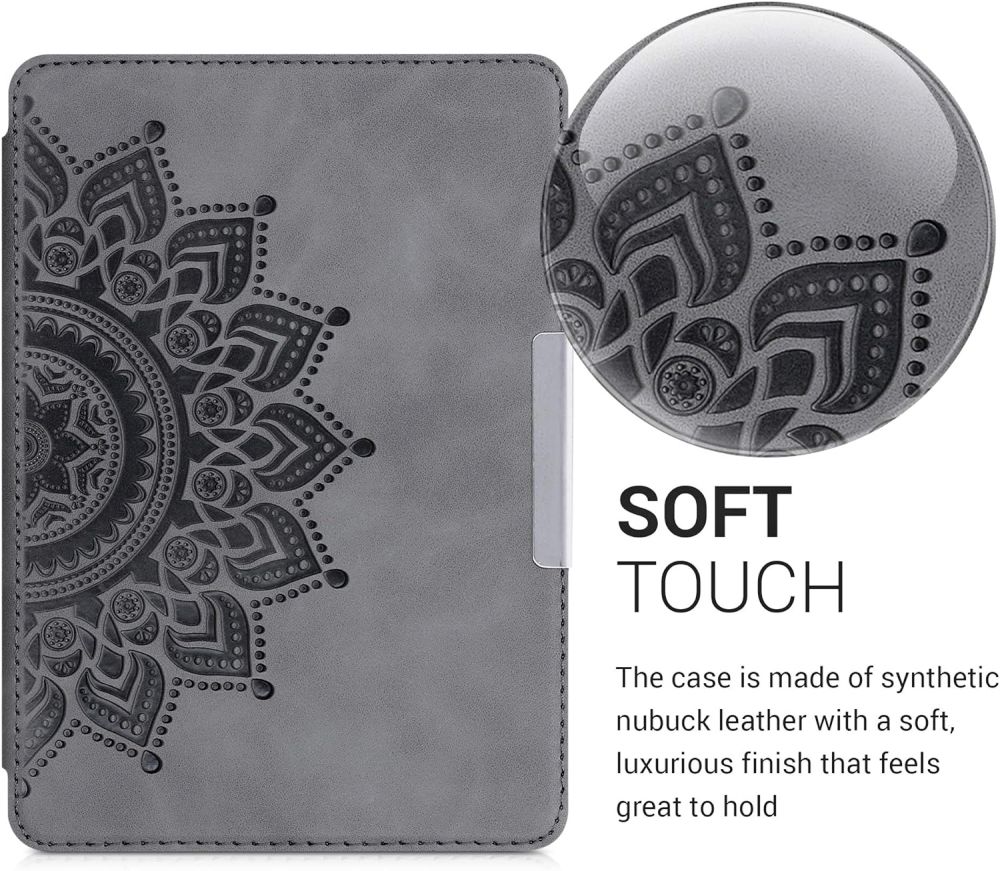 Pouzdro KW Mobile - Rising Sun - KW4897516 - pro Amazon Kindle Paperwhite 4 (2018) - šedé