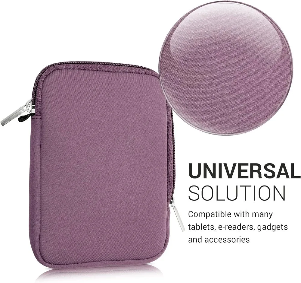 Pouzdro KW Mobile Neoprene Zipper - KW50334108 - Univerzální pouzdro pro čtečky 6" - vínové