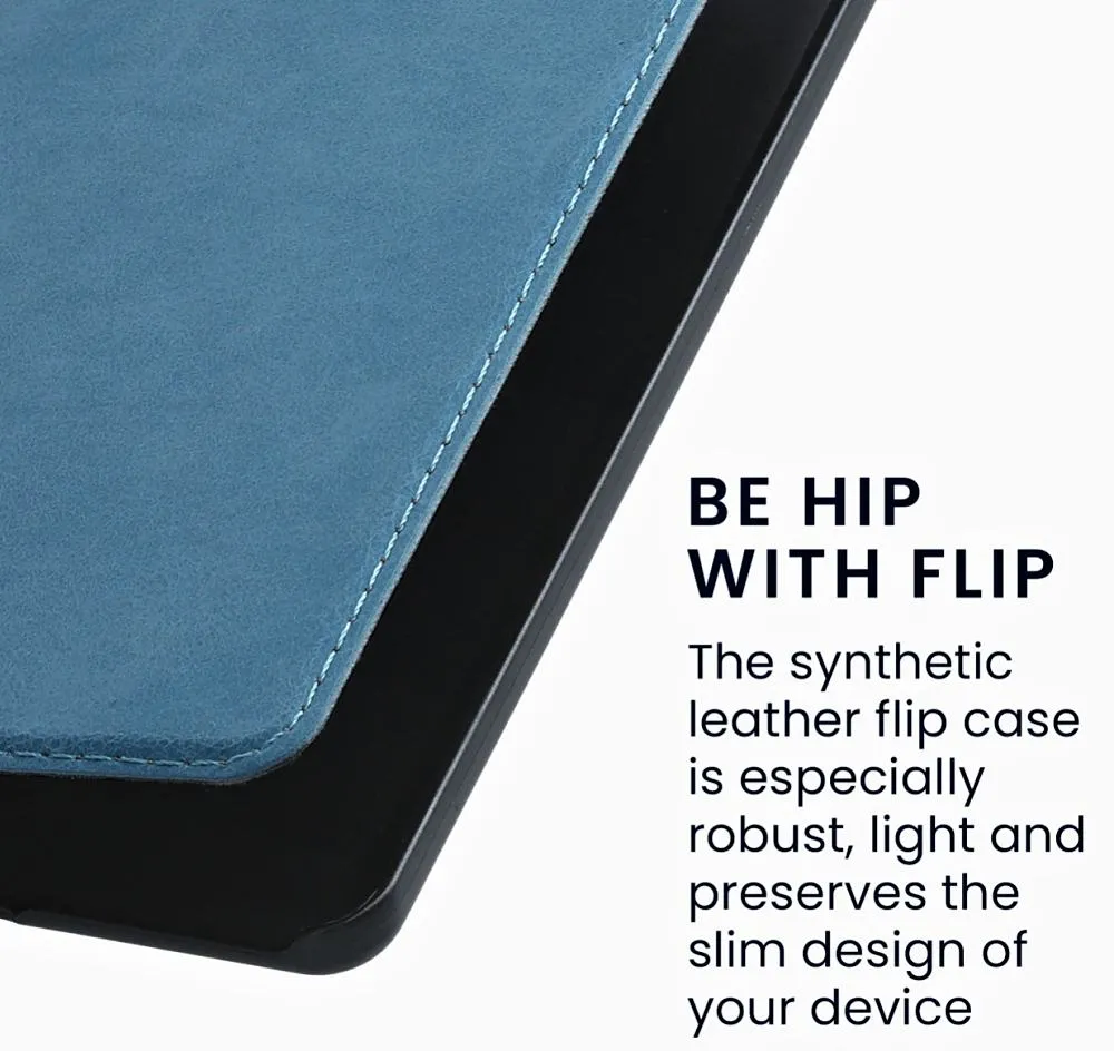 Pouzdro KW Mobile - Flip Petrol - KW5715978 - pro Amazon Kindle Paperwhite 5 (2021) - modré