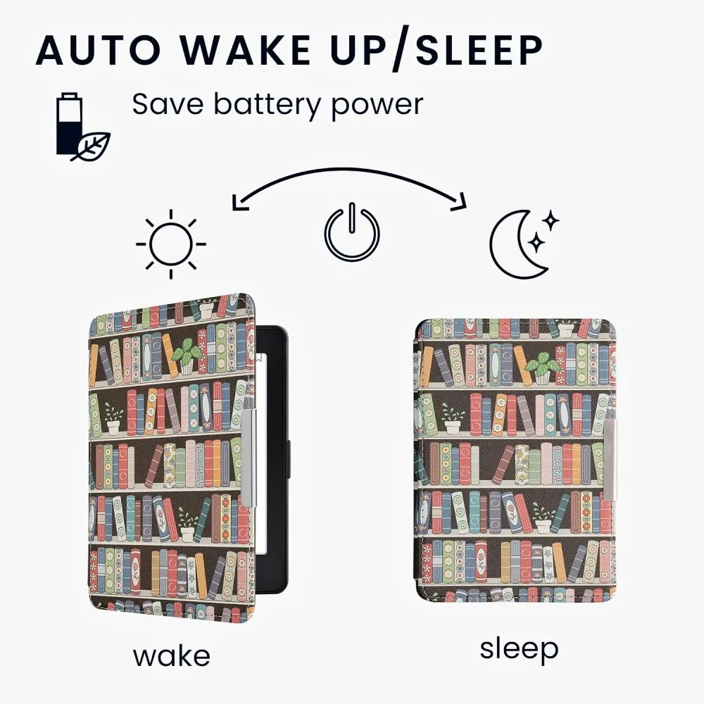 Pouzdro KW Mobile - Summer Library - KW2582454 - pro Amazon Kindle Paperwhite 1/2/3 - vícebarevné