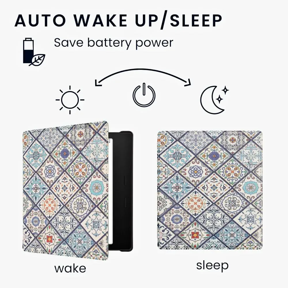 Pouzdro KW Mobile - Morrocan Vibes in Multicolor - KW4941739 - pro Amazon Kindle Oasis 2/3 - vícebarevné