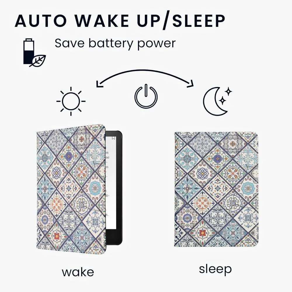 Pouzdro KW Mobile - Morrocan Vibes in Multicolor - KW5781025 - pro Amazon Kindle Paperwhite 5 (2021) - vícebarevné, kapsa na ruku
