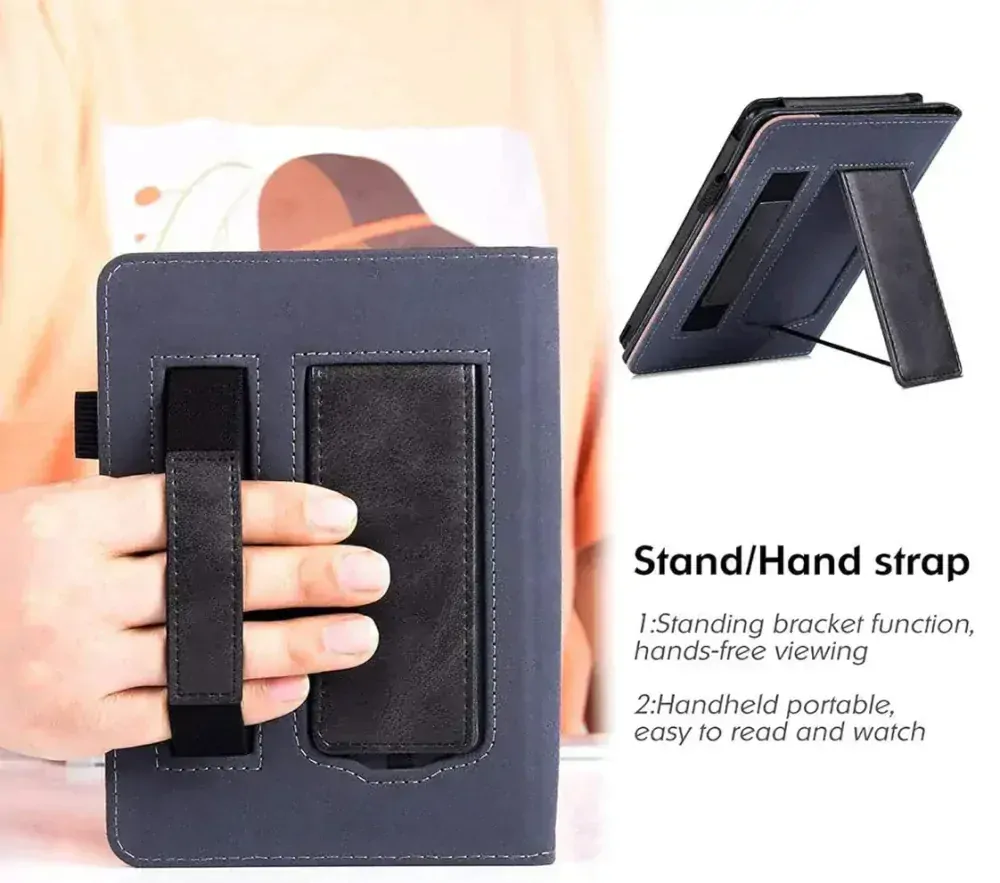 Fortress FT4024 Premium - pouzdro se stojánkem pro Amazon Kindle Paperwhite 5 (2021) - černé/šedé, magnet, AutoSleep