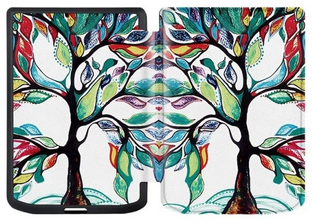 ARMORI TRIMER T034 - pouzdro pro Pocketbook 631 Touch HD - motiv Tree