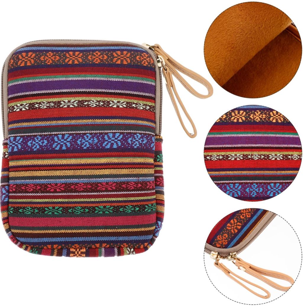 ARMORI Zipper Z080 - motiv Dark Strips - Univerzální pouzdro pro čtečky 6" - textilní, zip