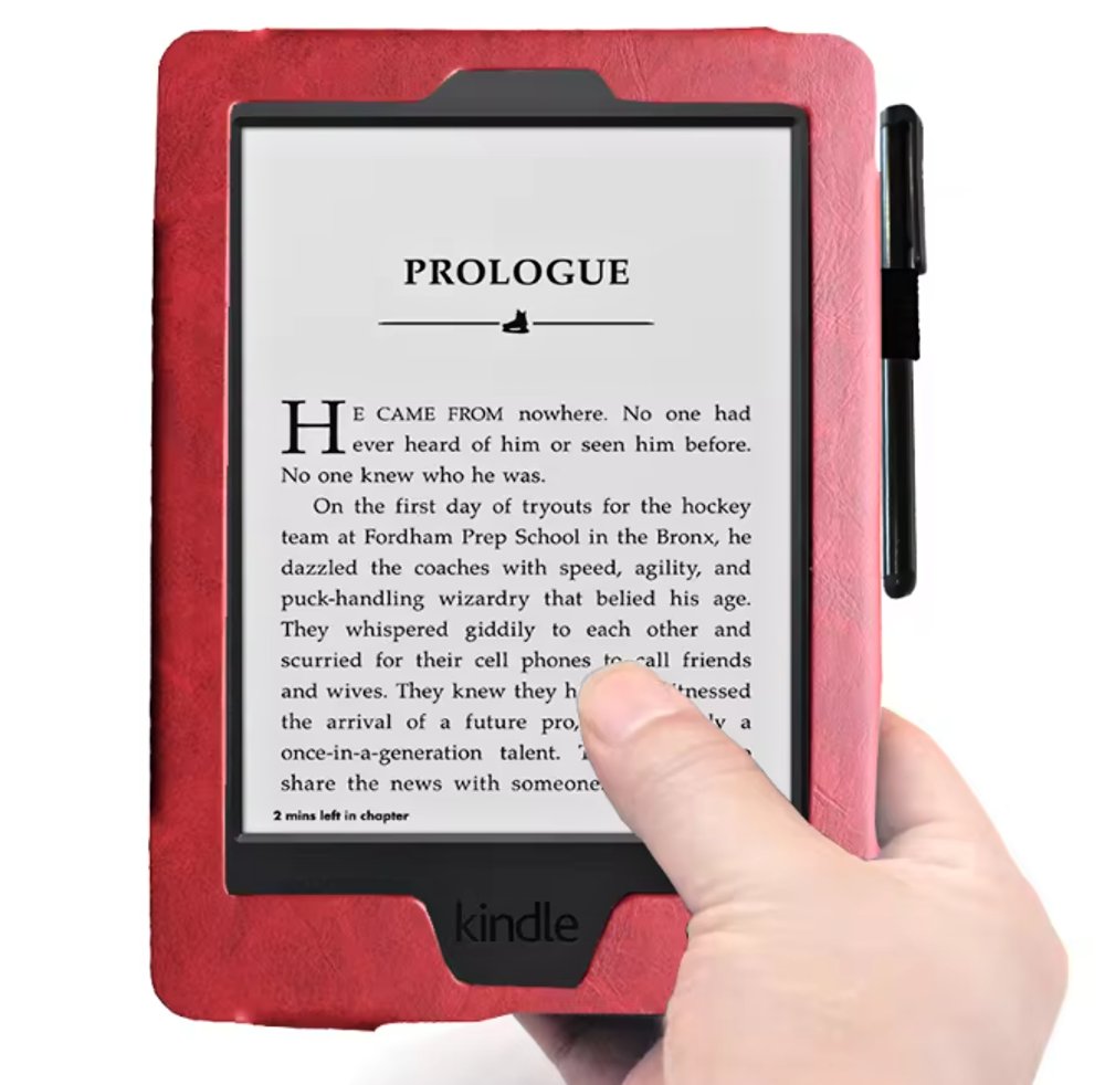 Armori Cutter C086 - univerzální pouzdro pro čtečky Amazon Kindle - Red/Black - červená, černá