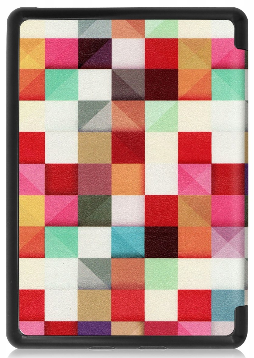 Armori Trimer T096, pouzdro pro Amazon Kindle 4/5 - magnetické zavírání, motiv Square