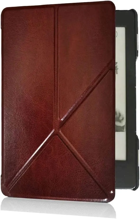 ARMORI STANDER S101, pouzdro se stojánkem Origami pro Amazon Kindle 4/5 - hnědé