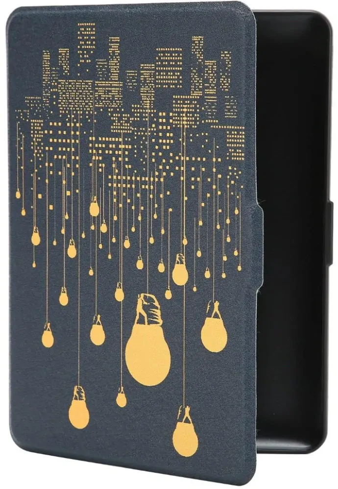 Armori Trimer T113, pouzdro pro Amazon Kindle Paperwhite 1/2/3 - magnetické zavírání, AutoSleep, motiv Lights