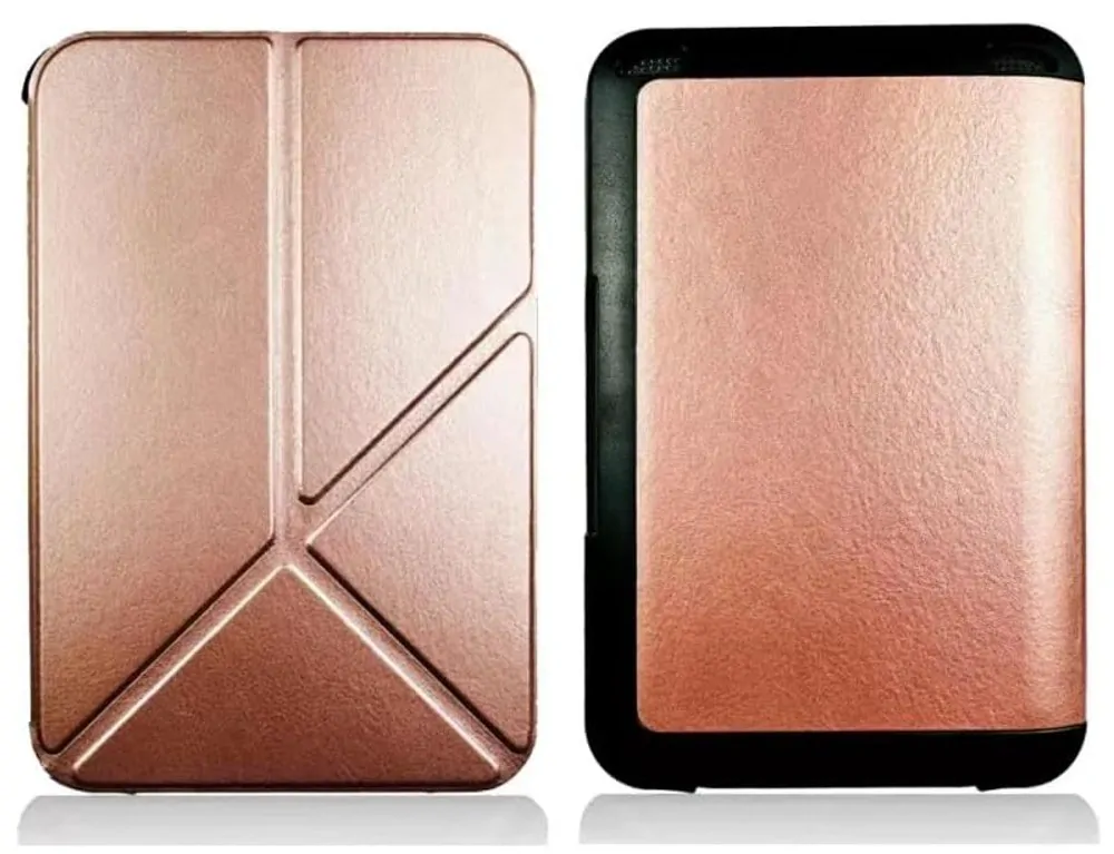 ARMORI STANDER S167, pouzdro se stojánkem Origami pro Amazon Kindle 3 Keyboard - zlaté