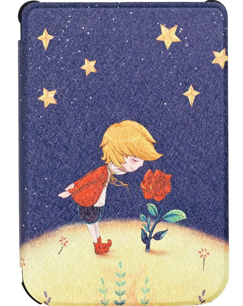 Armori Trimer T184, pouzdro pro Pocketbook 616/617/618/627/628/632/633 - magnetické zavírání, AutoSleep, motiv Big Prince