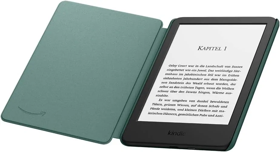 Originální pouzdro Amazon Kindle 2022 - K22FAGR, PU kůže, zelené