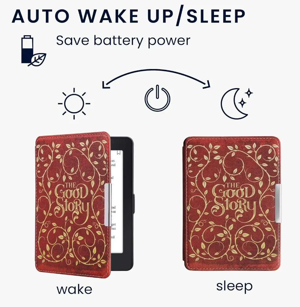 Pouzdro KW Mobile - Good Story - KW4556951 - pro Amazon Kindle Paperwhite 1 / 2 / 3 - vícebarevné