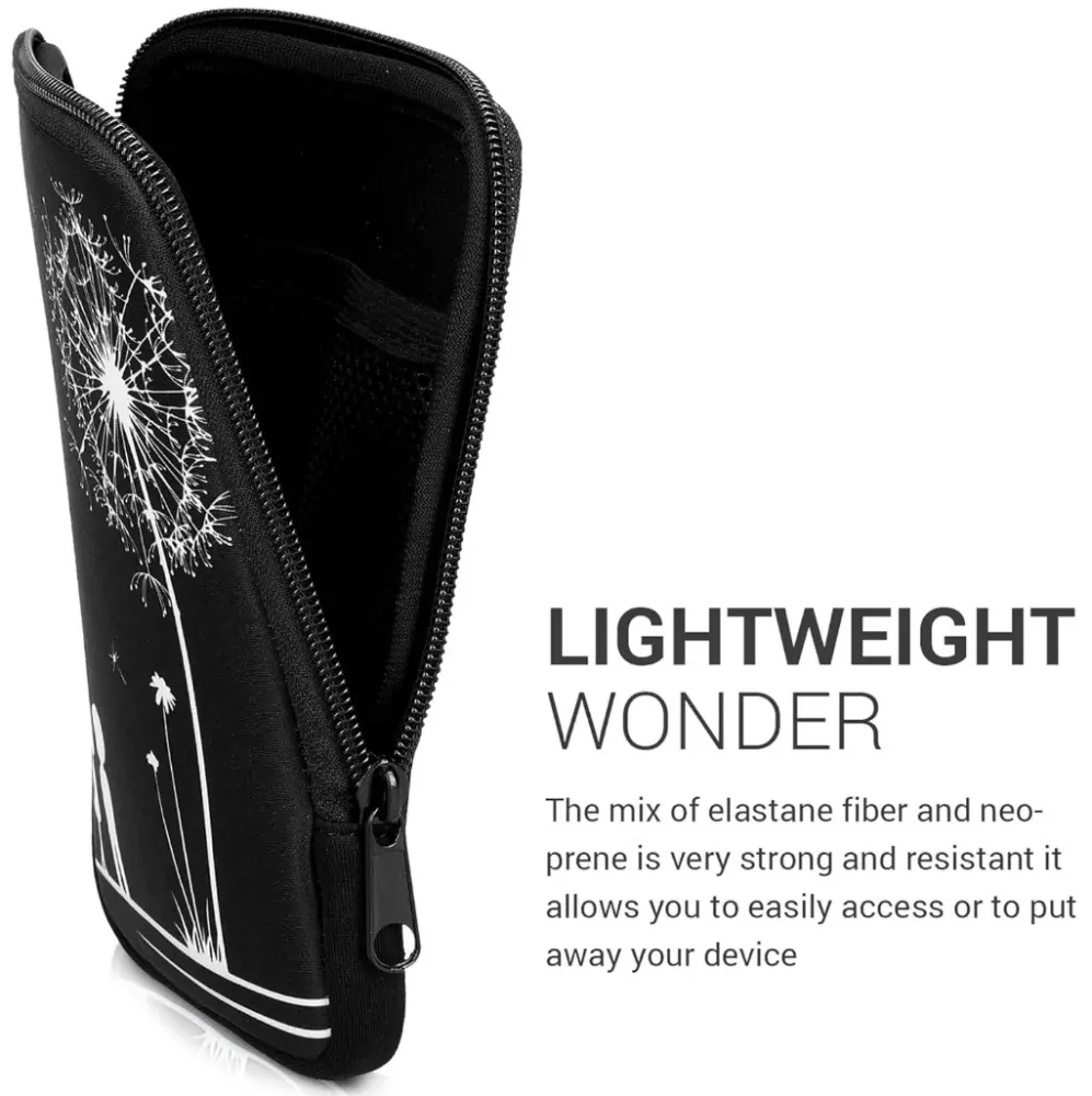 Pouzdro KW Mobile Dandelion Love - KW5033506 - Univerzální pouzdro pro čtečky 6" - černé