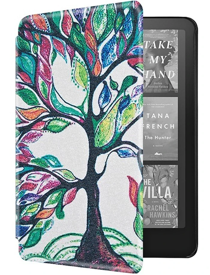 B-SAFE Lock 3563, motiv Tree - pouzdro Amazon Kindle Paperwhite 2024 / Colorsoft - AutoSleep, magnet