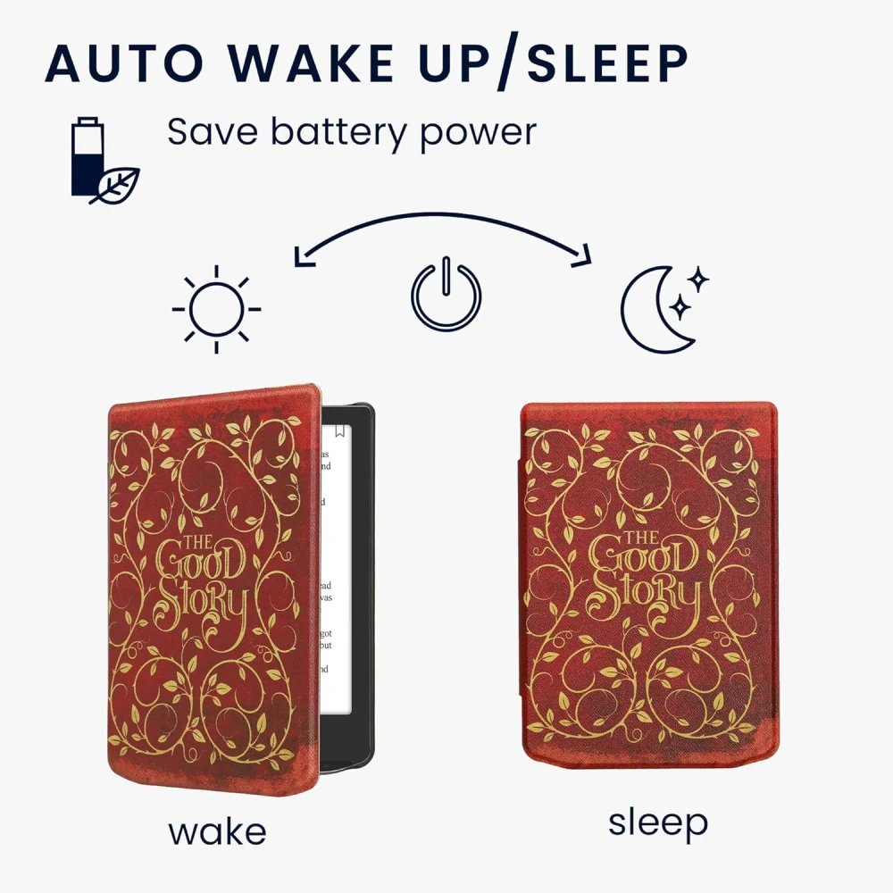 Pouzdro KW Mobile - Good Story - 23RQ009C - pro Pocketbook 629 Verse / 634 Verse Pro / 634 Verse Color - vícebarevné