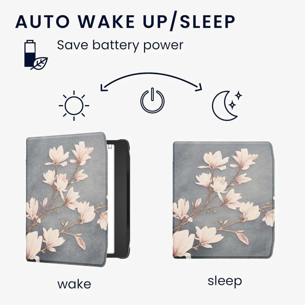 Pouzdro KW Mobile - Magnolias - 23RT005C - pro Pocketbook 700 Era / 700 Era Color - vícebarevné