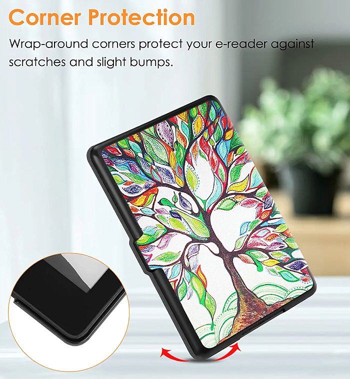 Pouzdro Durable Lock KPW-16 pro Amazon Kindle Paperwhite 5 (2021) - Tree