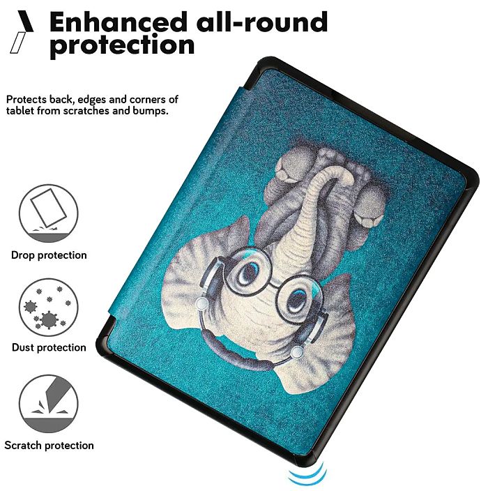 Pouzdro Durable Lock KPW-19 pro Amazon Kindle Paperwhite 5 (2021) - Elephant
