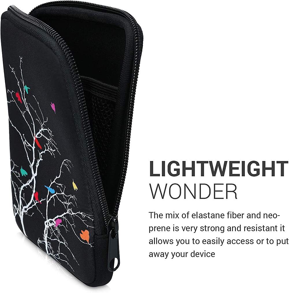 Pouzdro KW Mobile Birds Branch - KW5033505 - Univerzální pouzdro pro čtečky 6" - černé