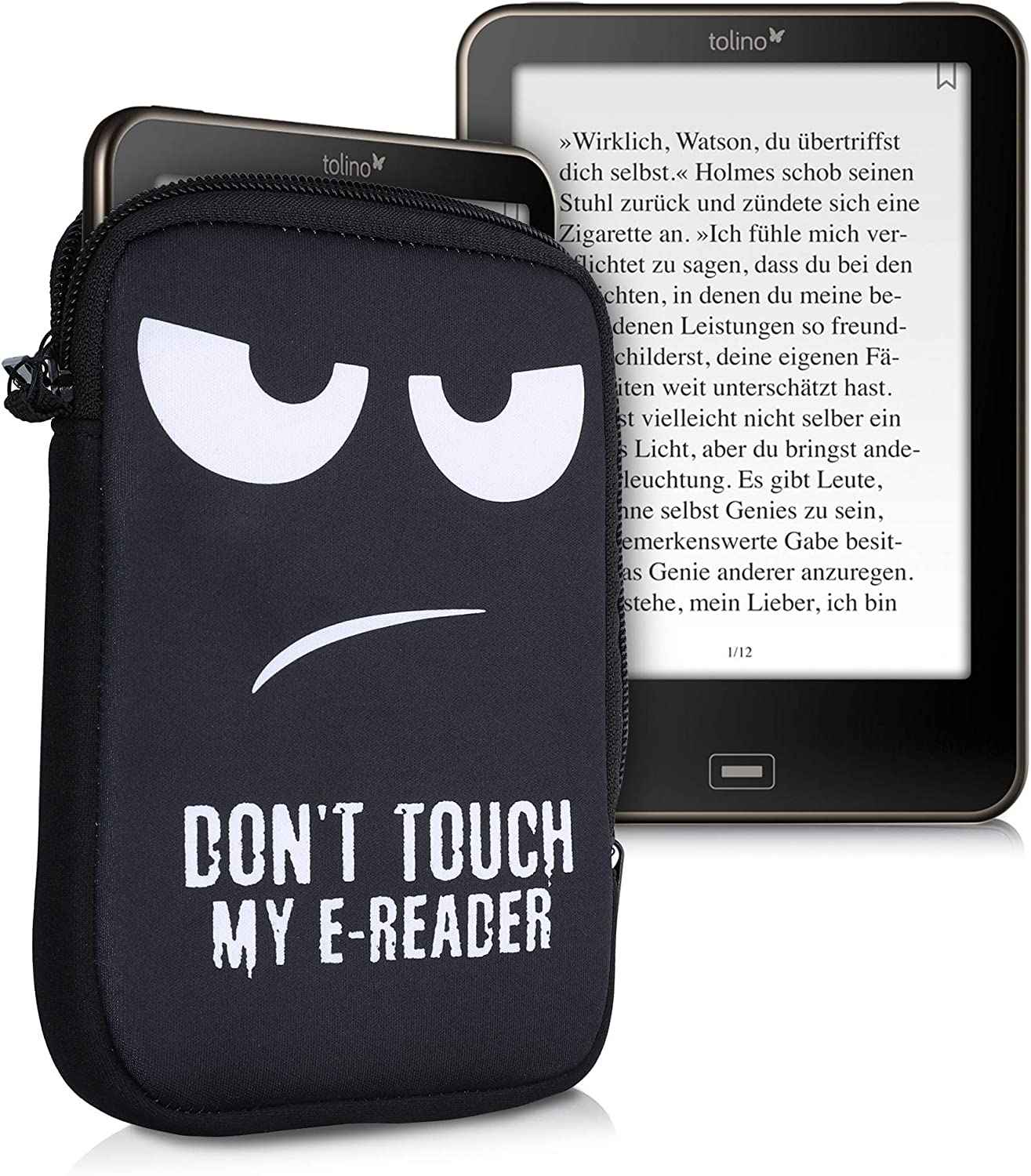 Pouzdro KW Mobile DontTouch - KW5033503 - Univerzální pouzdro pro čtečky 6" - černé