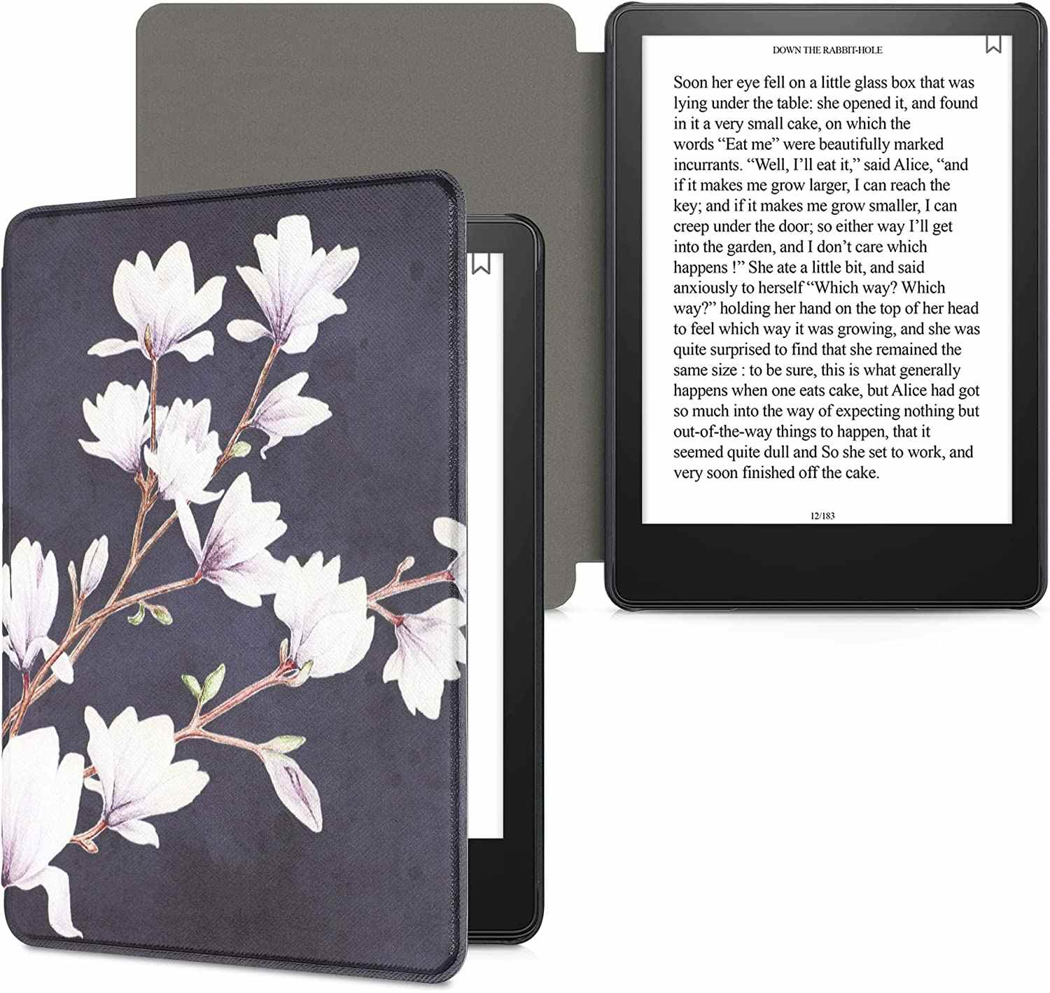 Pouzdro KW Mobile - Magnolias - KW5625601 - pro Amazon Kindle Paperwhite 5 (2021) - vícebarevné