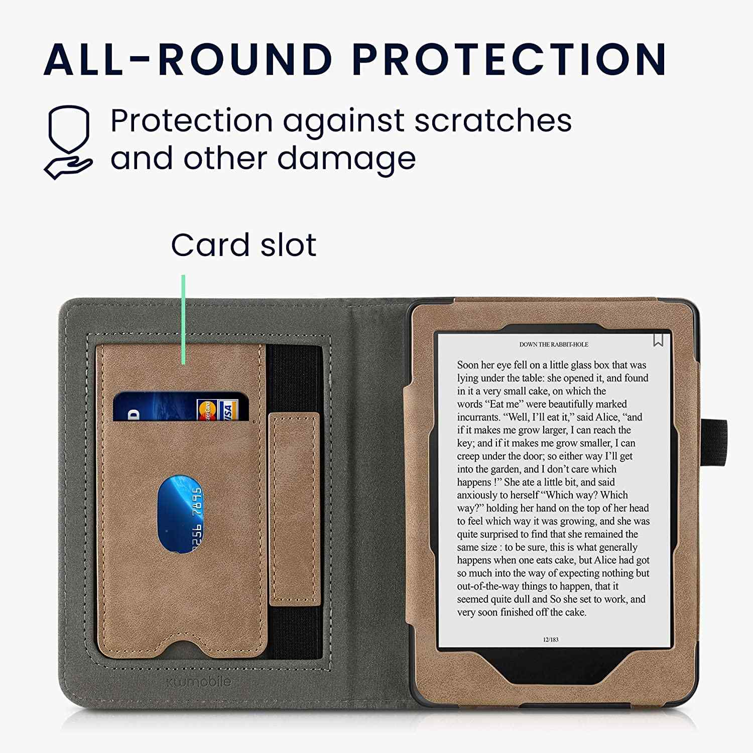 Pouzdro KW Mobile Navigational Compass - KW5626701 - pro Amazon Kindle Paperwhite 4 (2018) - hnědé