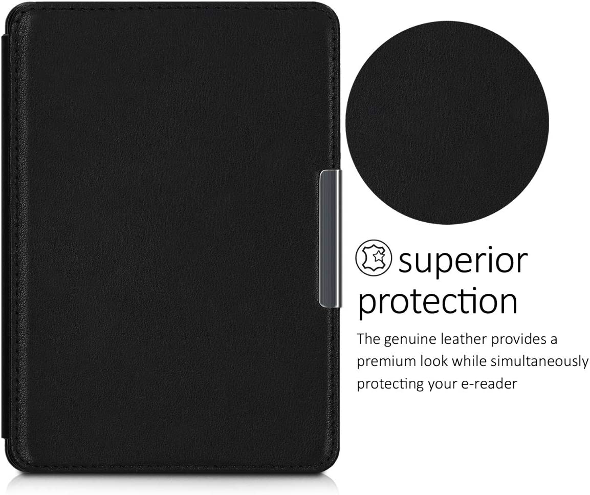 Pouzdro KW Mobile (Kalibri) - Real Leather - KA5626601 - pro Amazon Kindle Paperwhite 5 (2021) - černá kůže