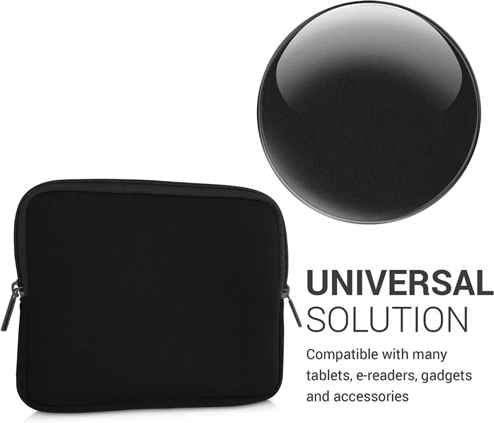 Pouzdro KW Mobile Neoprene Zipper - KW5739701 - Univerzální pouzdro pro čtečky 6-7" - černé