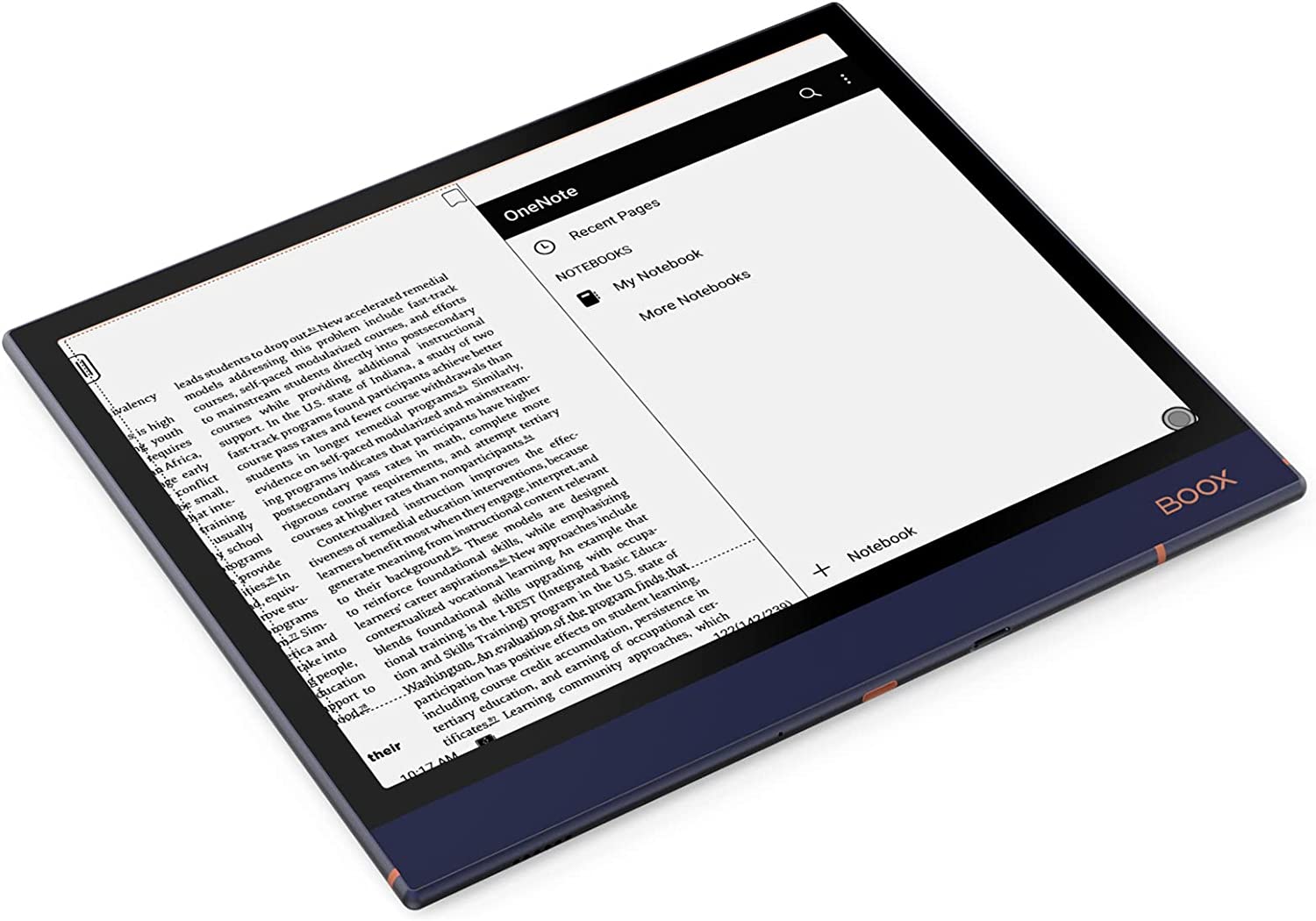 Onyx Boox Note Air 2 - 10,3" displej, 64 GB, WiFi, BT, audio, android 11, tmavě modrý